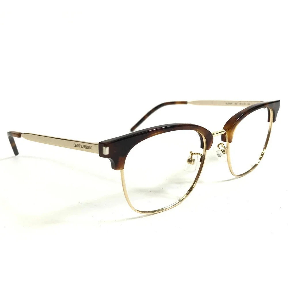 Saint Laurent Eyeglasses Frames SL649/F 002 Tortoise Gold Cat Eye 54-20-145